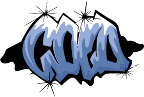 tipografía de graffiti vector