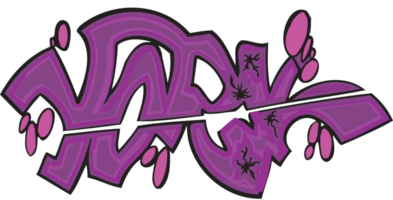 tipografía de graffiti vector