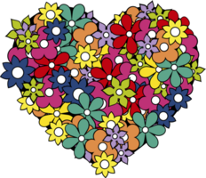 Heart season spring vector