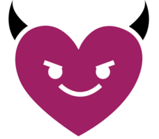 corazón emoji mal vector