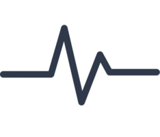 Heart monitor beat vector