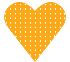 Heart with pattern vector