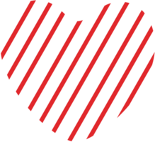 Heart with pattern vector