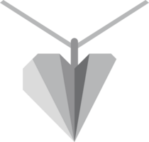 diamante del corazón vector