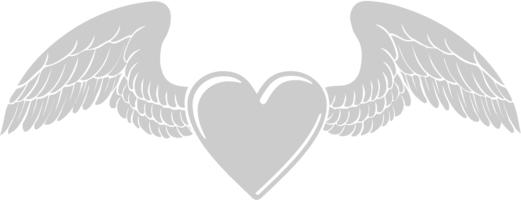 Heart tattoo vector