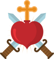 Sacred heart vector