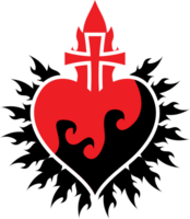 Sacred heart wing vector