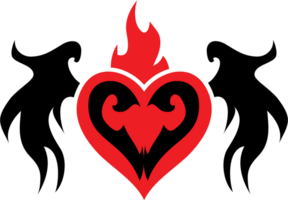 Sacred heart wing vector