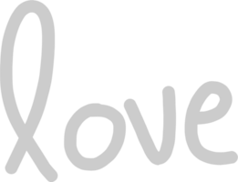 Love typography vector