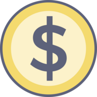 Money coin vector