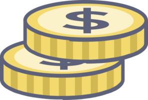 Money coin vector