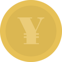 Coin currency yen vector
