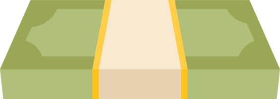 Stack of bill vector