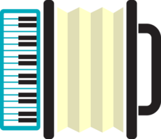 instrumento musical accrodion vector