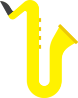 Music wind instrument saxophone vector