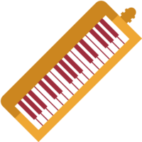 Music instrument melodica vector