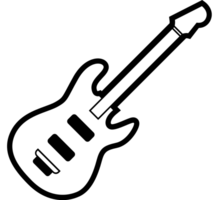 Music instrument guitar vector