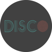 Music flat icon disco vector