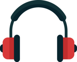 Music headphone vector