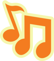 Music icon note vector