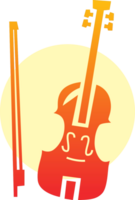 Music instrument violin vector