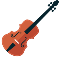 Music instrument violin vector