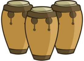 instrumento de percusión conga vector