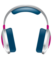 Music headphone vector