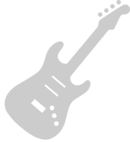 Music instrument electric guitar vector