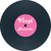 Music equipment retro vinyl record vector