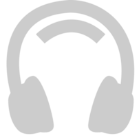 Music headphone vector