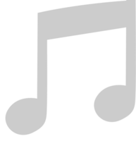 Music note vector