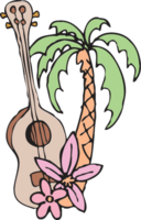 Hawaiian ukulele vector