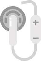 Music earphone vector