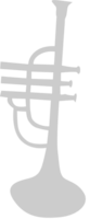 Music instrument trumpet vector