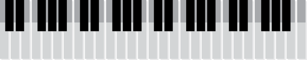 Wavy piano vector