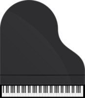 instrumento musical piano de cola vector