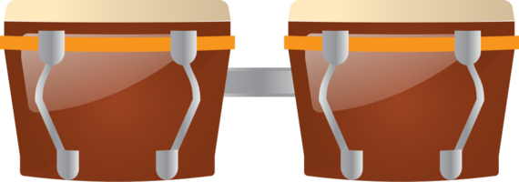 African drum bongo vector