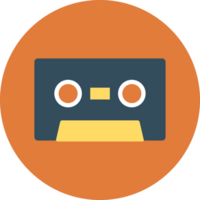 Music icon cassette vector