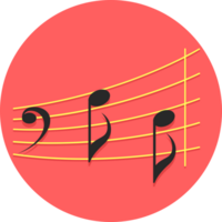 nota musical vector
