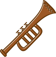 trompeta de instrumento mariachi vector