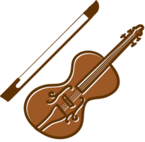 violín instrumento mariachi vector