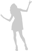 Dancing girl vector