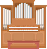 Pipe organ vector