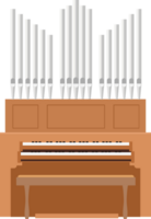 Pipe organ vector