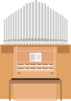 Pipe organ vector