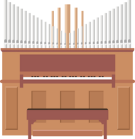 Pipe organ vector