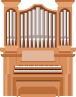 Pipe organ vector