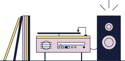 Record player vector