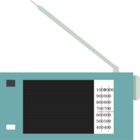 Old transistor radio  vector